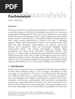 Psychoanalysis: Article