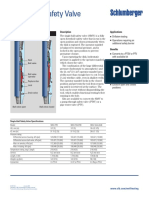 Single-Ball Safety Valve: Applications Description