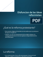 Disfuncion de Las Ideas Reformistas