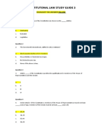 Constitutaional Law Study Guide 3