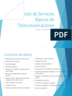 Instalación de Servicios Básicos de Telecomunicaciones - Clase 1