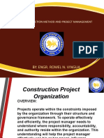 By: Engr. Romel N. Vingua: Ce 521 - Construction Method and Project Management