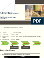 Software Engineering: DR - Khubaib Amjad Alam, Tahir Farooq