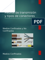 Medios de Transmisión y Tipos de Conectores