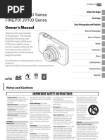 FINEPIX JX200 Series FINEPIX JV100 Series: Owner's Manual