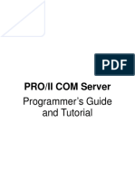 PRO/II COM Server: Programmer's Guide and Tutorial