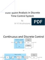 Unit-III-State Space Analysis in Discrete Time Control System
