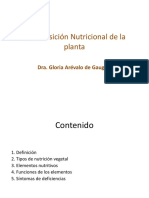 Composición Nutricional de La Planta