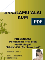 Presentasi PPK Blok Medikolegal Bank ASI