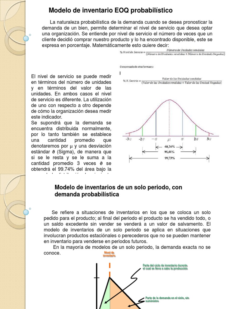 Modelo Eoq | PDF | Inventario | Economias