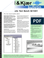 Bulletin: Psychoacoustic Test Bench BZ 5301