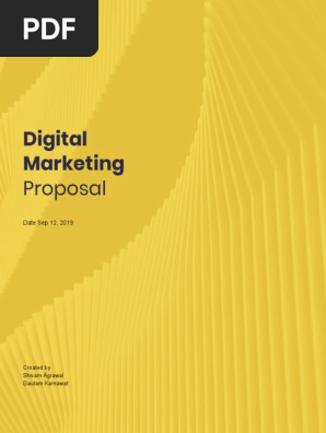 Digital Marketing Proposal