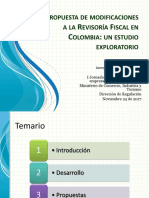 Propuesta de Modificaciones A La Revisoria Fiscal en Colombia23012018