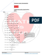 Turunan Fungsi Trigonometri