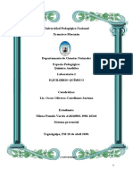 Laboratorio de Quimica Analitica Equilibrio Quimico