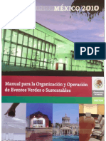 Manual - Eventos - Verdes - SECTUR - MEXICO 2010 - 200 Pages