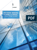 Decision Making During A Crisis - Practical Guide