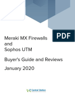 Meraki MX Firewalls and Sophos UTM Buyer's Guide and Reviews January 2020