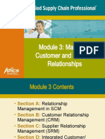 Module 3: Managing Customer and Supplier Relationships