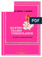 A. Lauro. 4 Valses Venezolanos