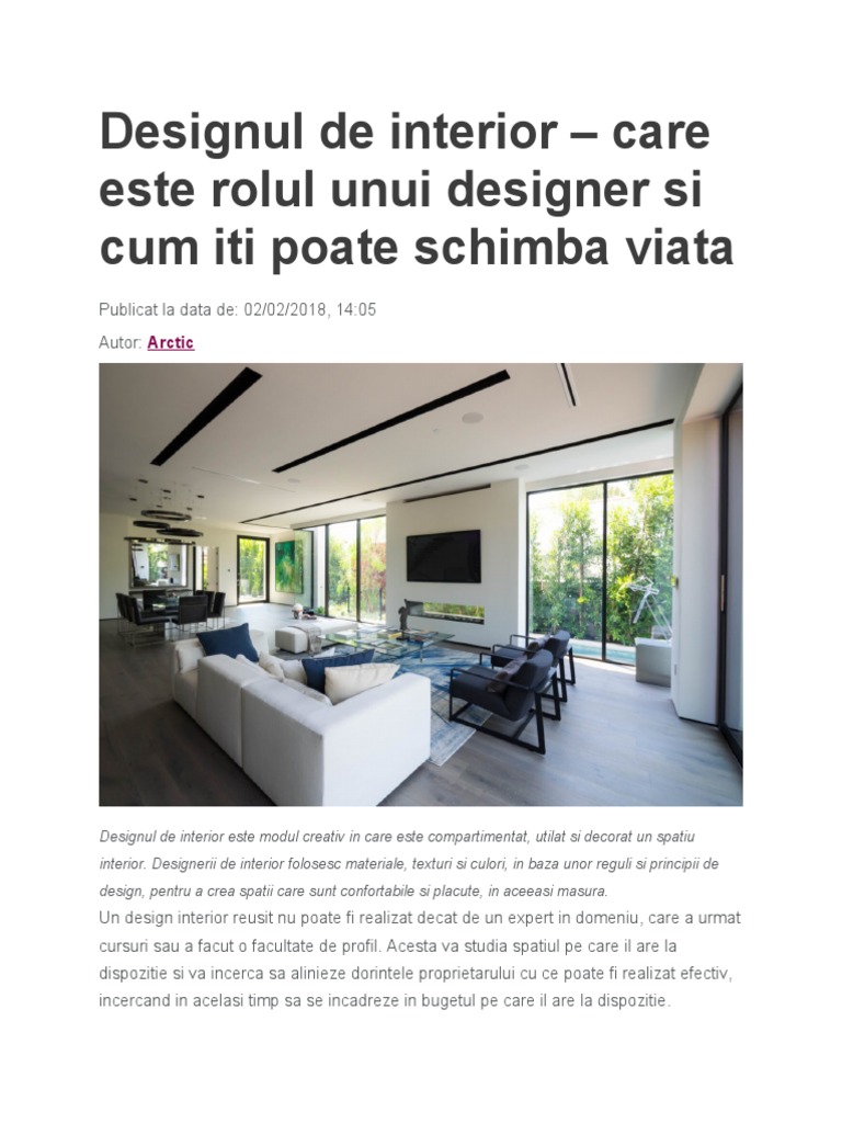 Designul de Interior | PDF