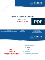 3 - Unit I - Part Ii - Web User Interface