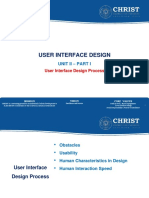 5 - UNIT II - PART I - User Interface Design Process