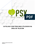 PSX - Apostila / Catalogo Com Itens Mais Utilizados Na Área de Telecom - Versão 4