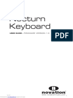 Nocturn Keyboard: User Guide - Firmware Version 1.0