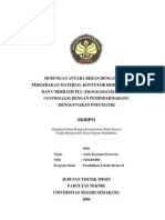 Hubungan Antara Beban Dengan Laju Pergerakan Material Konveyor Horisontal A, B Dan C Berbasis PLC (Programmable Logic Controller) Dengan Pemindah Barang Menggunakan Pneumatik