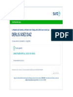 Certificado Capacitacion Virtual Sgsst (50 Horas) DERLIS