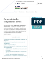 ¿Cómo CALCULAR el HP de Compresor de NEVERA_➤ Solucionado.pdf
