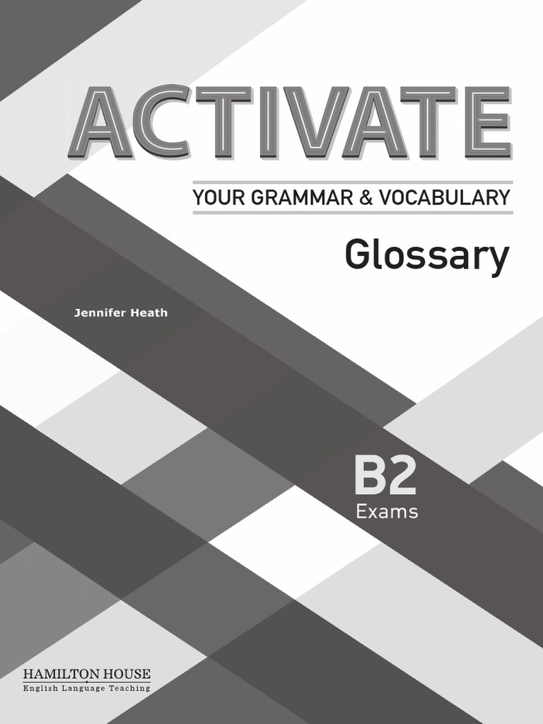 B2 Grammar and Vocabulary Glossary | PDF