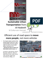 Sustainable Urban Transportation in Islam