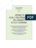 APERÇUS SUR L’ÉSOTÉRISME ISLAMIQUE ET LE TAOÏSME - René GUÉNON [1886-1951] (1973) .pdf