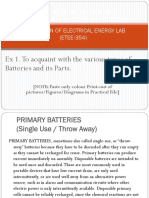 Electrical Energy Lab Batteries Guide