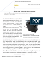 Interfacing Servo Motor With Atmega32 Atmel AVR Microcontroller PDF