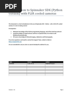 Spinnaker SDK and Cooled Cameras - For Distribution - en