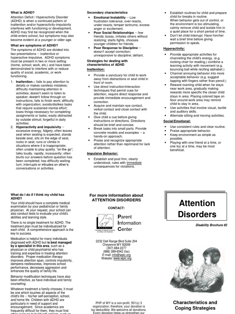 Understanding ADHD: Symptoms & Strategies | PDF | Attention Deficit ...