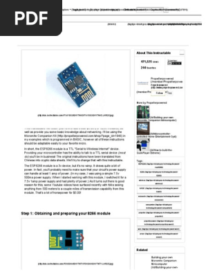 本当に信頼出来る商品 ESP8266 The Using Module Network Computer | PDF | PDF クッション・座布団