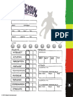 CATaclysm Hero Sheet