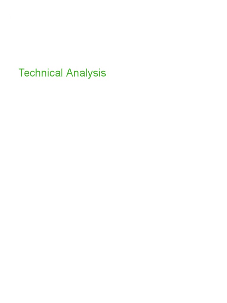 Technical Analysis | PDF | Technical Analysis | Market Trend