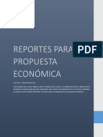 Reportes de La Propuesta Económica PDF