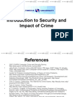 Introduction To Security and Impact of Crime