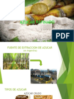 Proceso de extracción y refinado del azúcar en Argentina