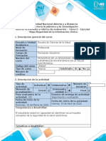 Guía de actividades y rubrica de evaluación - Tarea 2 - Ejecutar - Mapa Seguridad de la información clinica