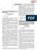 12 Normas Legales: Aprueban Índices de Distribución de La Regalía Minera Correspondientes Al Mes de Marzo de 2020