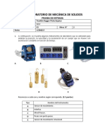 Laboratorio de Mecánica de Sólidos - Prueba de Entrada