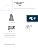 Examen Castellano Primero