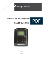 Manual de instalação do DUO SS210 125KHz